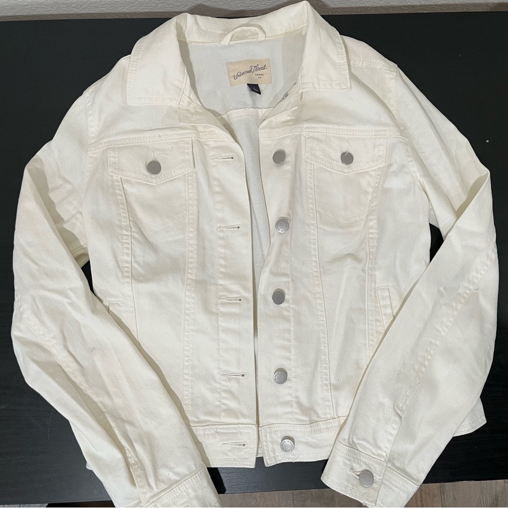 Universal Thread White Denim Jacket